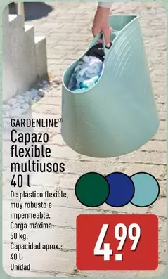 Gardenline - Capazo Flexible Multiusos