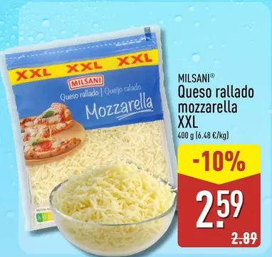 Milsani - Queso Rallado Mozzarella