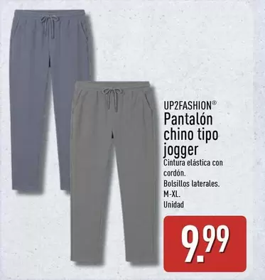 Up2fashion - Pantalon Chino Tipo Jogger