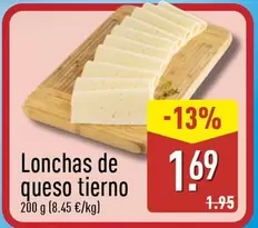 Lonchas De Queso Tierno