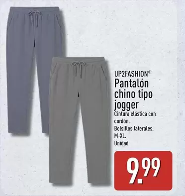 Up2fashion - Pantalon Chino Tipo Jogger
