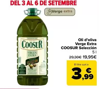 Coosur - Aceite De Oliva Virgen Extra Selección