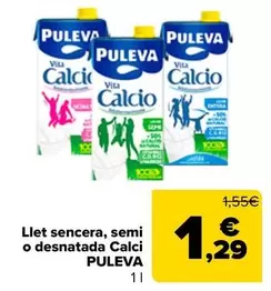 Puleva - Leche Entera Semi O Desnatada Calcio