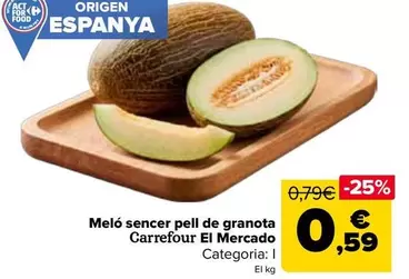 Carrefour El Mercado - Melón Entero Piel De Sapo