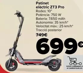 Segway - Patinete Eléctrico ZT3 Pro