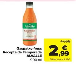 Alvalle - Gaspatxo fresc Recepta de Temporada