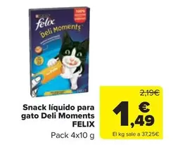 Felix - Snack Liquido Para Gato Deli Moments
