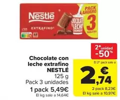 Nestlé - Chocolate Con Leche Extrafino