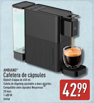 Ambiano - Cafetera De Capsules