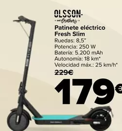 Olsson - Patinete Eléctrico Fresh Slim