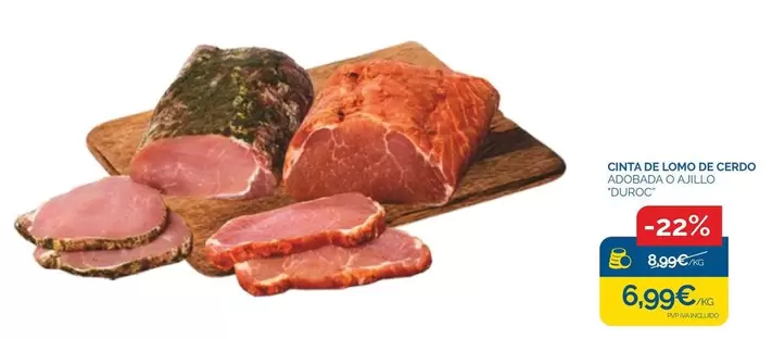 duroc - Cinta De Lomo De Cerdo
