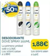 Dove - Desodorante Spray