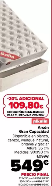 Pikolin - Arcón Gran Capacidad