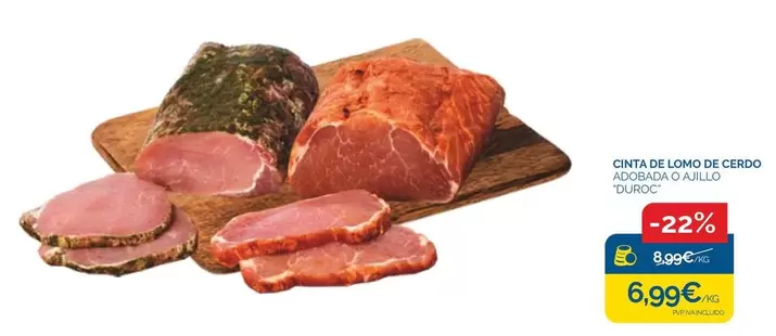 duroc - Cinta De Lomo De Cerdo
