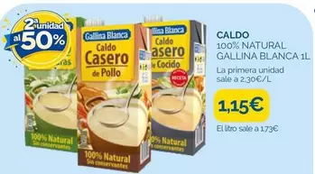 Gallina Blanca - Caldo 100% Natural