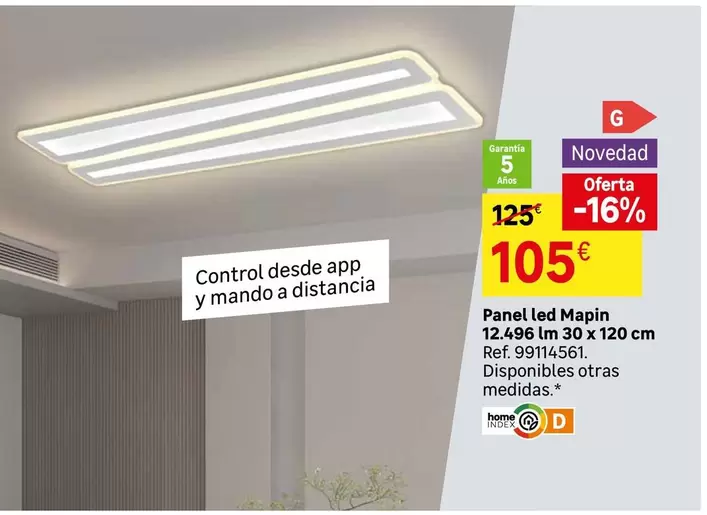 Control - Panel Led Sapin