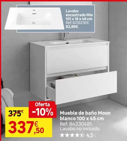 Blanco - Mueble De Baño Moon