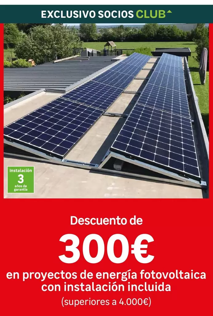 En Proyectos De Energía Fotovoltaica Con Instalación Incluida
