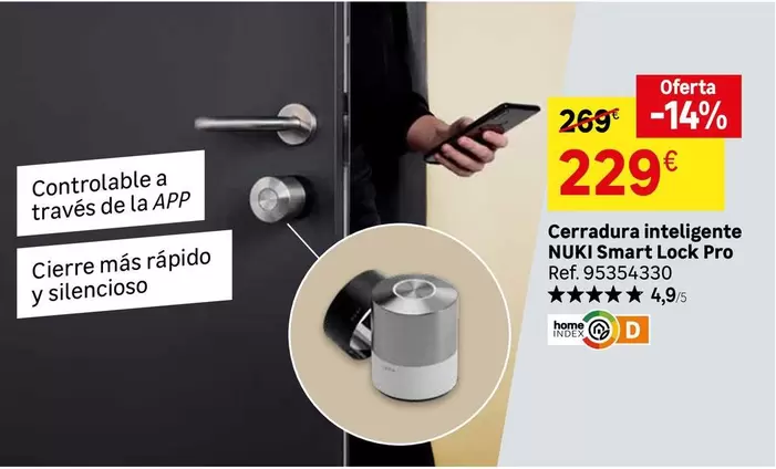 Nuk - Cerradura Inteligente Smart Lock Pro