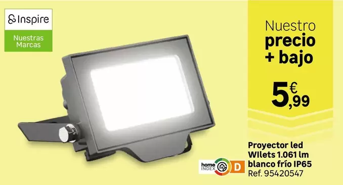 home - Proyector Led Wleets 1061 Lm Blanco Fro Ø P65