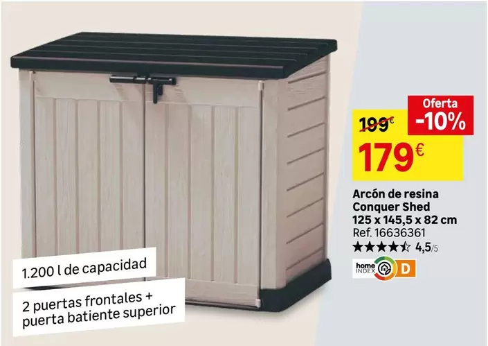 home - Arcón De Resina Conquer Shed