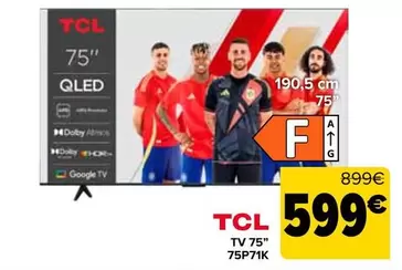 TCL - TV 75'' 75P71K"