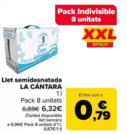 La Cantara - Leche Semidesnatada