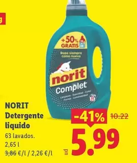 Norit - Detergente Liquido