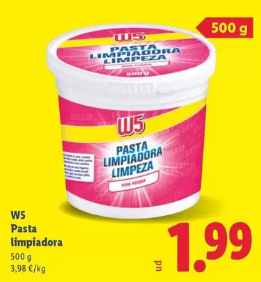 W5 - Pasta Limpiadora