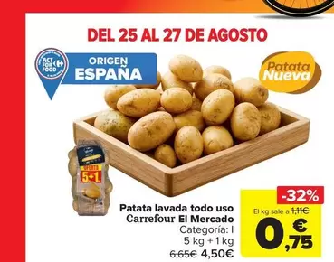 Carrefour - Patata Lavada Todo Uso El Mercado
