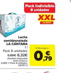 La Cantara - Leche Semidesnatada