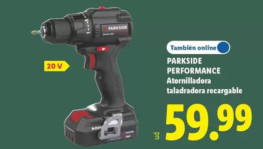 Parkside - Performance Atornilladora Taladradora Reargable
