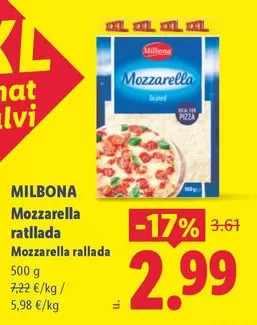 Milbona - Mozzarella Rallada