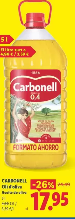 Carbonell - Oli D'Oliva Aceite De Oliva