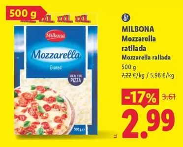 Milbona - Mozzarella Ratllada