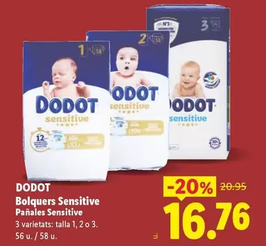 Dodot - Bolquers Sensitive