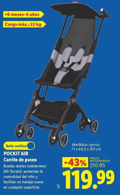 Pockit Air - Carrito De Passeo