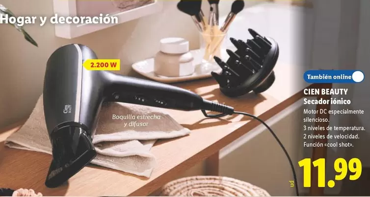 Cien Beauty - Secador Iónico