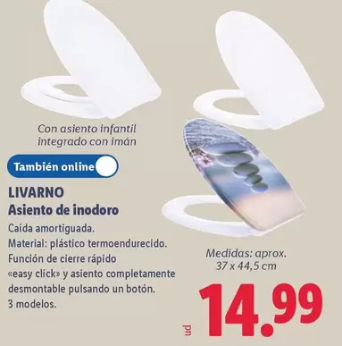 Livarno - Asiento De Inodoro