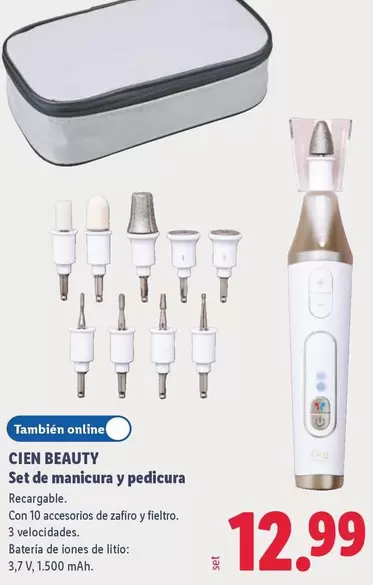 Cien Beauty - Set De Manicura Y Pedicura