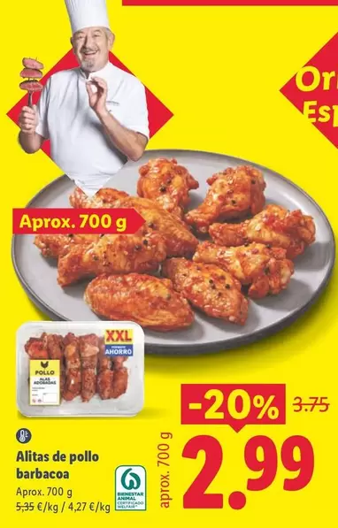Alitas De Pollo Barbacoa