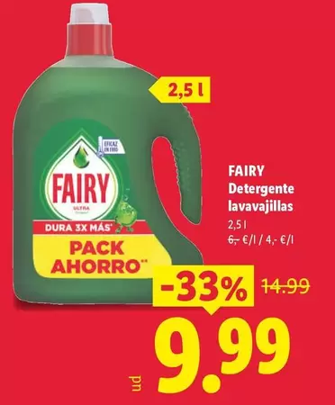 Fairy - Detergente Lavavajillas