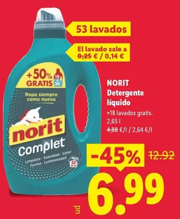 Norit - Detergente Líquido