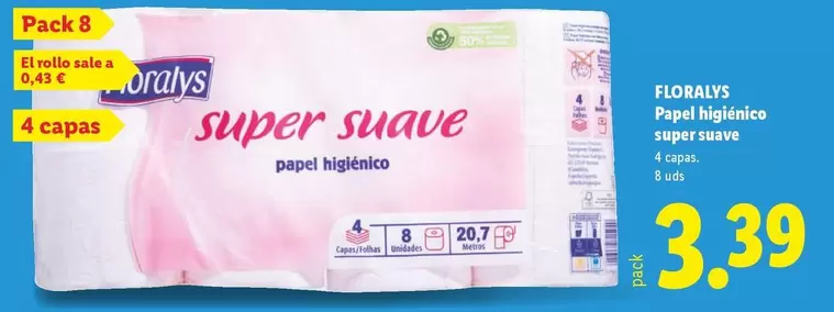 Floralys - Papel Higiénico Super Suave