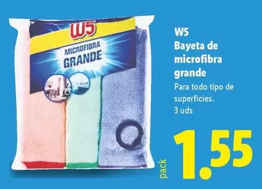 W5 - Bayeta De Microfibra Grande