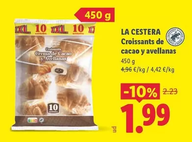 La Cestera - Croissants De Cacao Y Avellanas