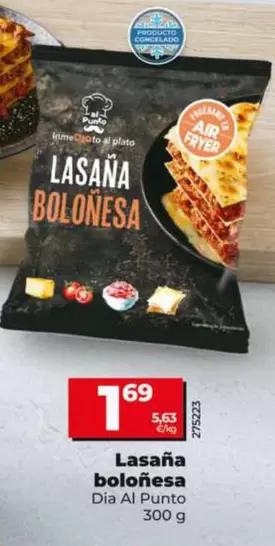 Dia Al Punto - Lasaña Boloñesa