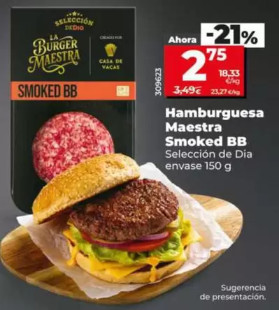Seleccion De Dia - Hamburguesa Maestra Smoked Bb
