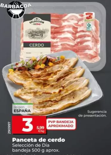 Seleccion De Dia - Panceta De Cerdo