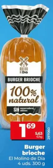 El Molino De Dia - Burger Brioche 